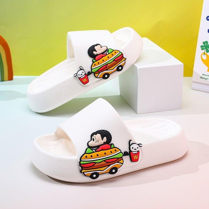 Shinchan Cute Crayon Kids Summer Sandals With Thick Nonslip Eva Sole Perfect For Boys And Girls