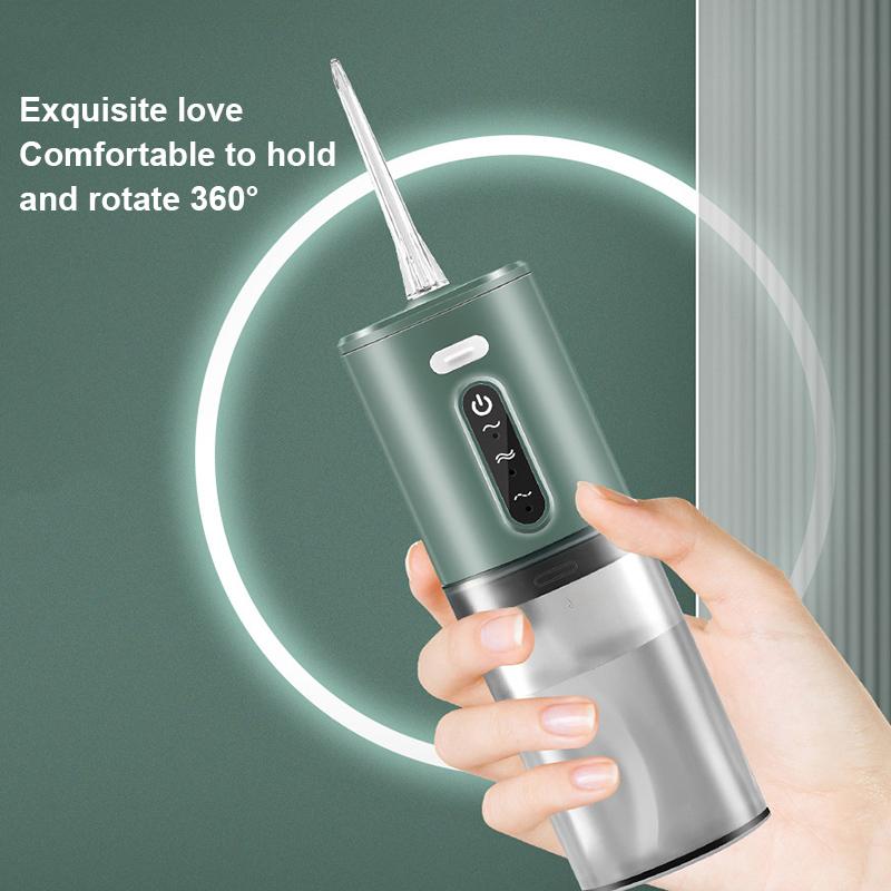Oral Irrigator 3 Modes Portable IPX7 Waterproof Water Jet Flosser Teeth Cleaner Pulse Dental Handheld Oral Cleaner New