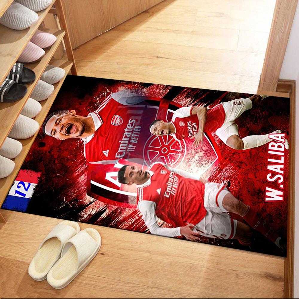 Arsenal Area Rug Perfect for Living Rooms Decorate Room Dining Room Hallway Anti-slip Rug Anime Office Decor Perfect Birthday/Christmas Gift Idea