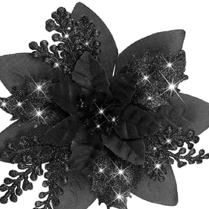 Christmas Flower Tree Garland Xmas Wreath Fireplace Door Decor Room Ornament