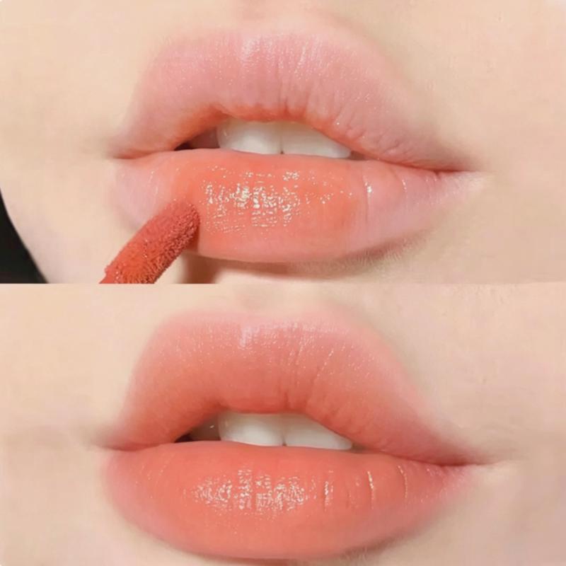 Natural-Looking Female High-Profile Influencer Matte Lip Gloss, Non-Fading, Non-Stick, Brightening, Affordable Lipstick for Students
