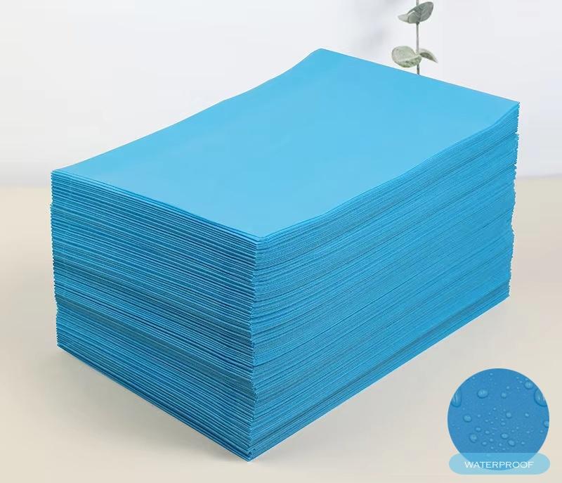 WOSTAR Disposable Waterproof Bed Sheet Thicken Non-woven Fabric Beauty Salon Massage Table Bed Cover Savannah Stretcher Paper