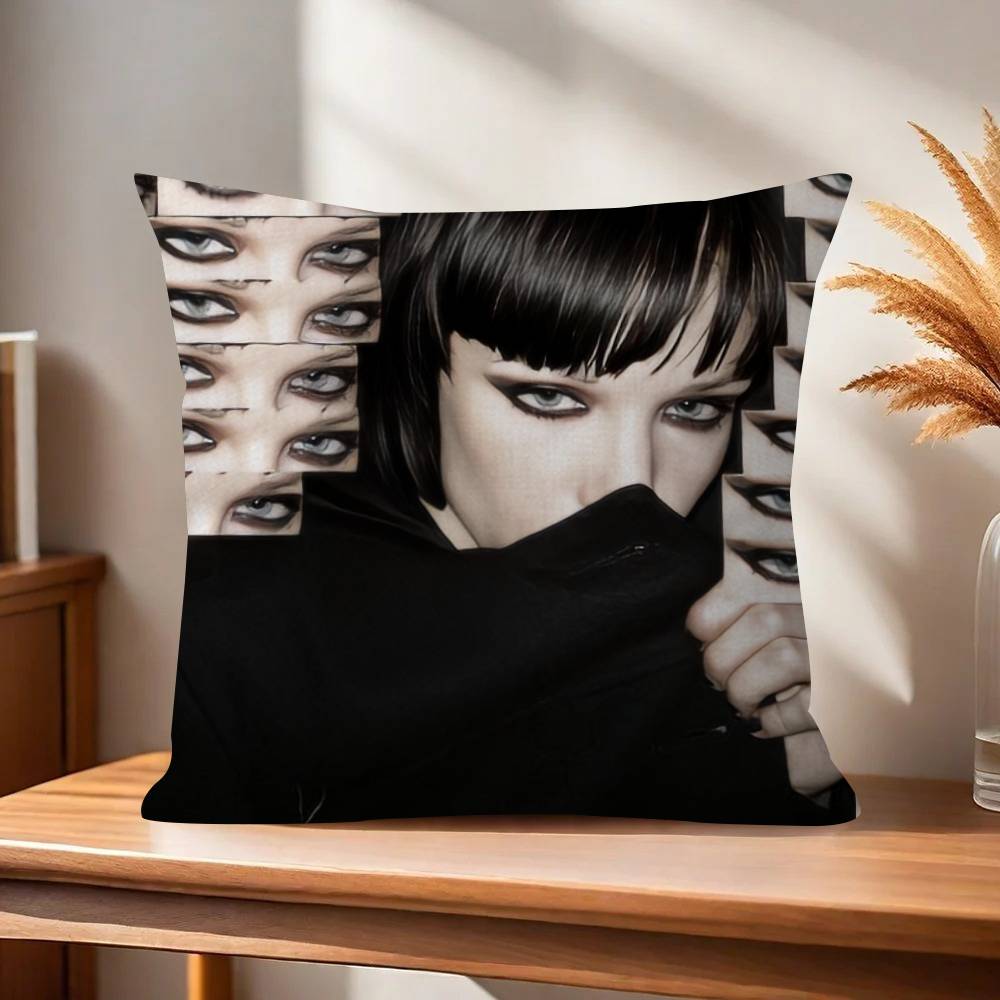 Cushion Cover Car Throw Pillow Case For Sofa Car Christmas Gift Anime Crystal Castles Band