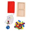 Wooden Blocks Toys Logical Thinking Jigsaw Board Puzzle Games Building Blocks Toys for Early EducationJQN