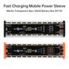 DIY 8pcs*18650 Power Bank Case No-welding Battery Box Mecha Transparent Shell Long Endurance Fast Charging Mobile Power Supply