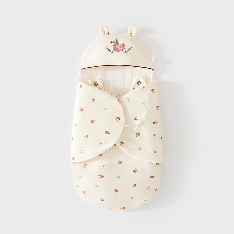 Newborn Anti-Startle Swaddle: Thin Cotton Zipper Blanket, Anti-Kick Quilt for Spring/Autumn.