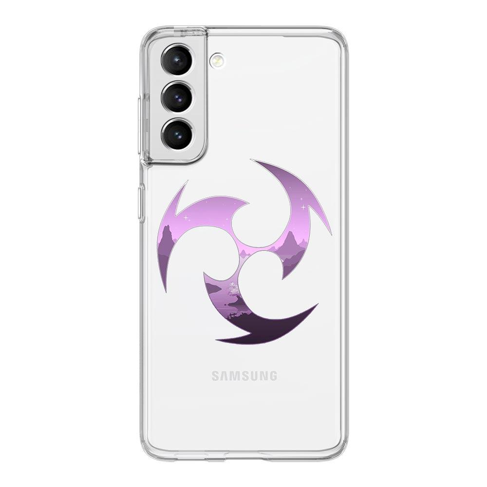 Genshin impact Logo Phone Case For Samsung Galaxy S22 S21 S20 FE Ultra 5G S10 S10E S9 S8 Plus Note 10 Soft Clear Full Lens Cover