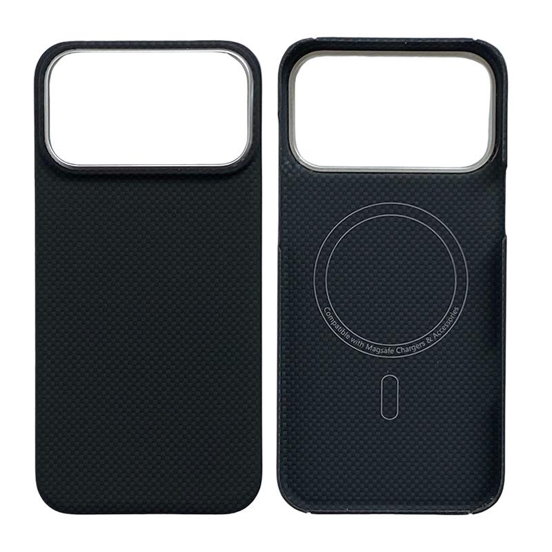 iPhone 17 Pro Kevlar Aramid Fiber Magnetic Case - Fingerprint Resistant