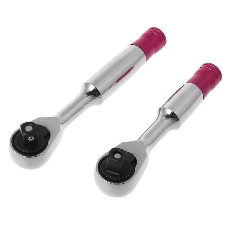 1/4" Mini-Drehmoment-Ratsche 85mm/100mm Steckschlüssel Reparaturwerkzeug für Fahrzeug Fahrrad Bike