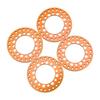 4Pcs 1.9in Wheel Outer Rings Rims Increase Stability CNC Machining Aluminum Alloy RC Wheel Outer