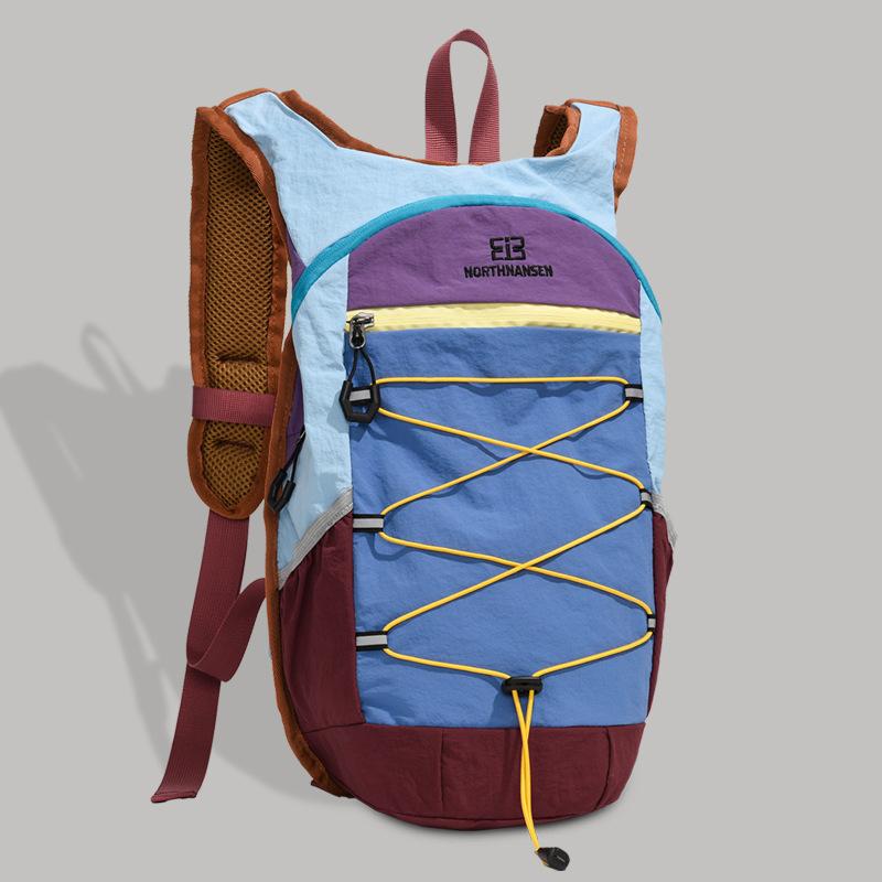 Sports Contrast Backpack Riding Outdoor Short-distance Travel Backpack