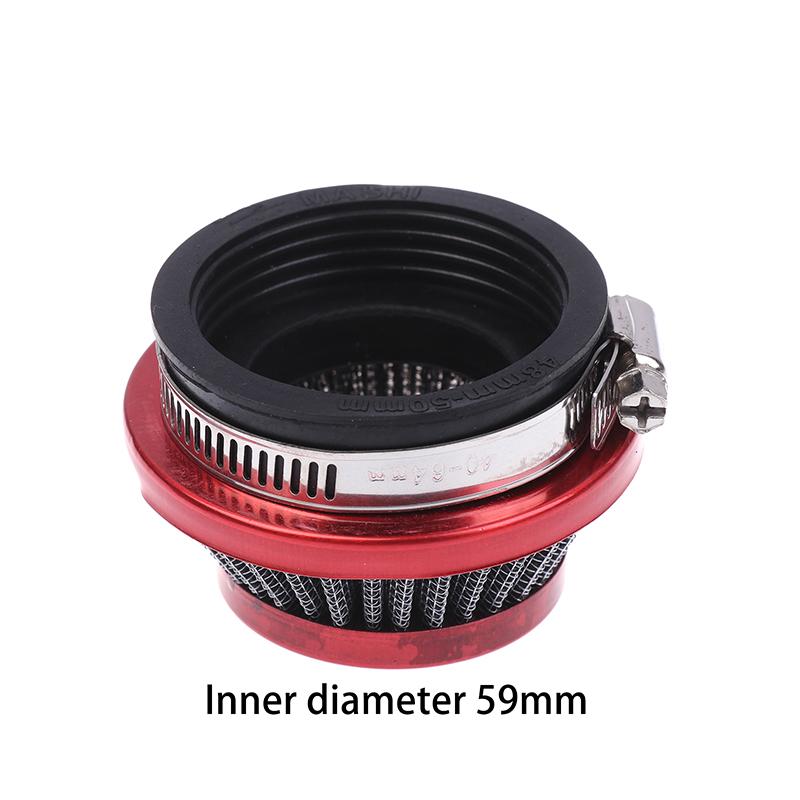 1 Piece Push Mini Moto Pocket Bike Atv Quad Motorcycle Parts Universal 35Mm-60Mm Air Filter Clearner For Gas Motorized Bicycle