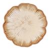 Flower-Shaped Ceramic Plate for Salads and Desserts - Japanese Pottery Style