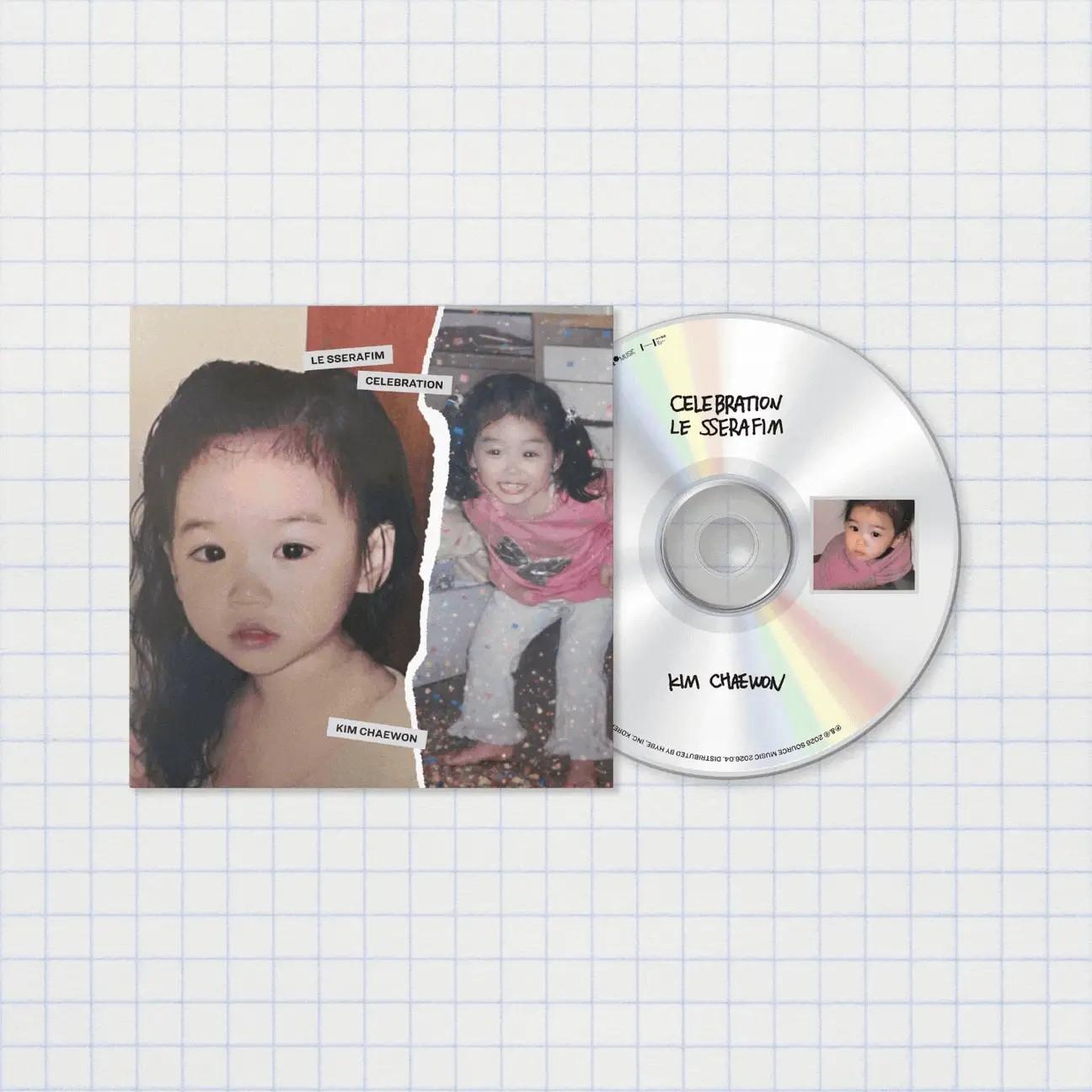 

LE SSERAFIM - [CELEBRATION] Single CD KIM CHAEWON