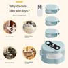 Electric Cat Toy Quiet Treadmill Game With Remote Control Cat Enrichment Toys With Adjustable Speeds For Home Living Room