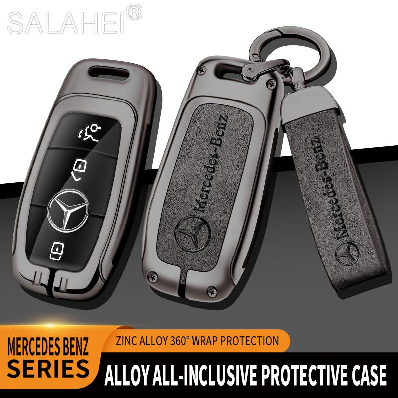 CRX1 Car Key Case Cover Keychain Protection Shell For Mercedes Benz W205 W213 X253 W222 W206 W223 X254 EQE EQS A C E S GLC EQ Series