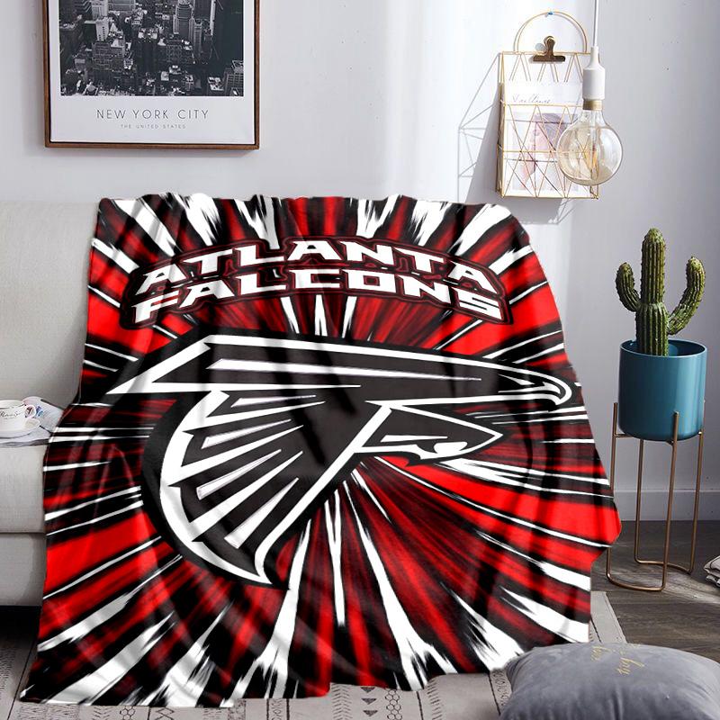 Atlanta Logo Blanket Lightweight Flannel Bedding Blanket Perfect for Travel, Camping, Living Rooms, Offices, Sofas, Fan Christmas gift