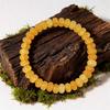 Festive Gifts Yellow Citrine Beaded Bracelet Set Warm Fashion Jewelry For Men And Women Daily Wear Simple Versatile Accessory