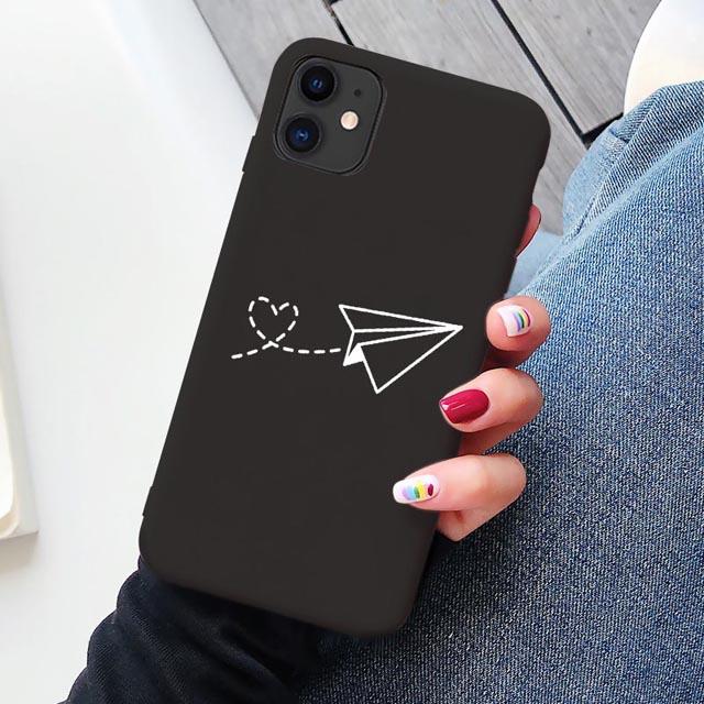 Luxury World Map Travel phone Case For iPhone XR XS Max X XS 12 11 13 Pro max SE 2020 7 8 Plus Silicone Soft airplane Cover