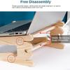 1 Pcs Wooden Universal Laptop Stand Detachable Wooden Stand Suitable for Laptop Cooling Stand