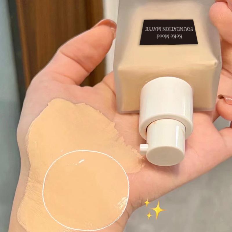 KEKEMOOD Long-Lasting, Non-Cakey BB Cream: Foundation & Concealer for Oil Control, Brightens Skin Tone, Waterproof & Sweatproof.