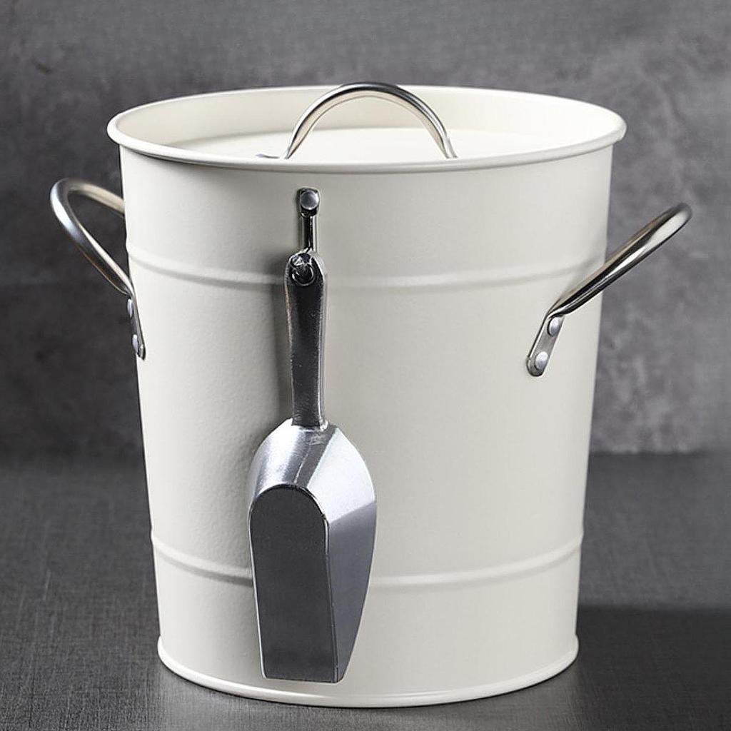 Double Wall Ice Bucket Champagne Retro with Handle Wine Beverage Tub for Chilling