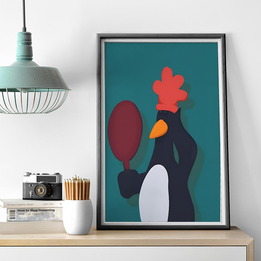 1 Stück Heiß Lustig Cartoon W-WallaceS Niedlich G-Gromit Poster HD Poster Heim Zimmer Bar Café Dekor Kunst Wandmalerei Bild