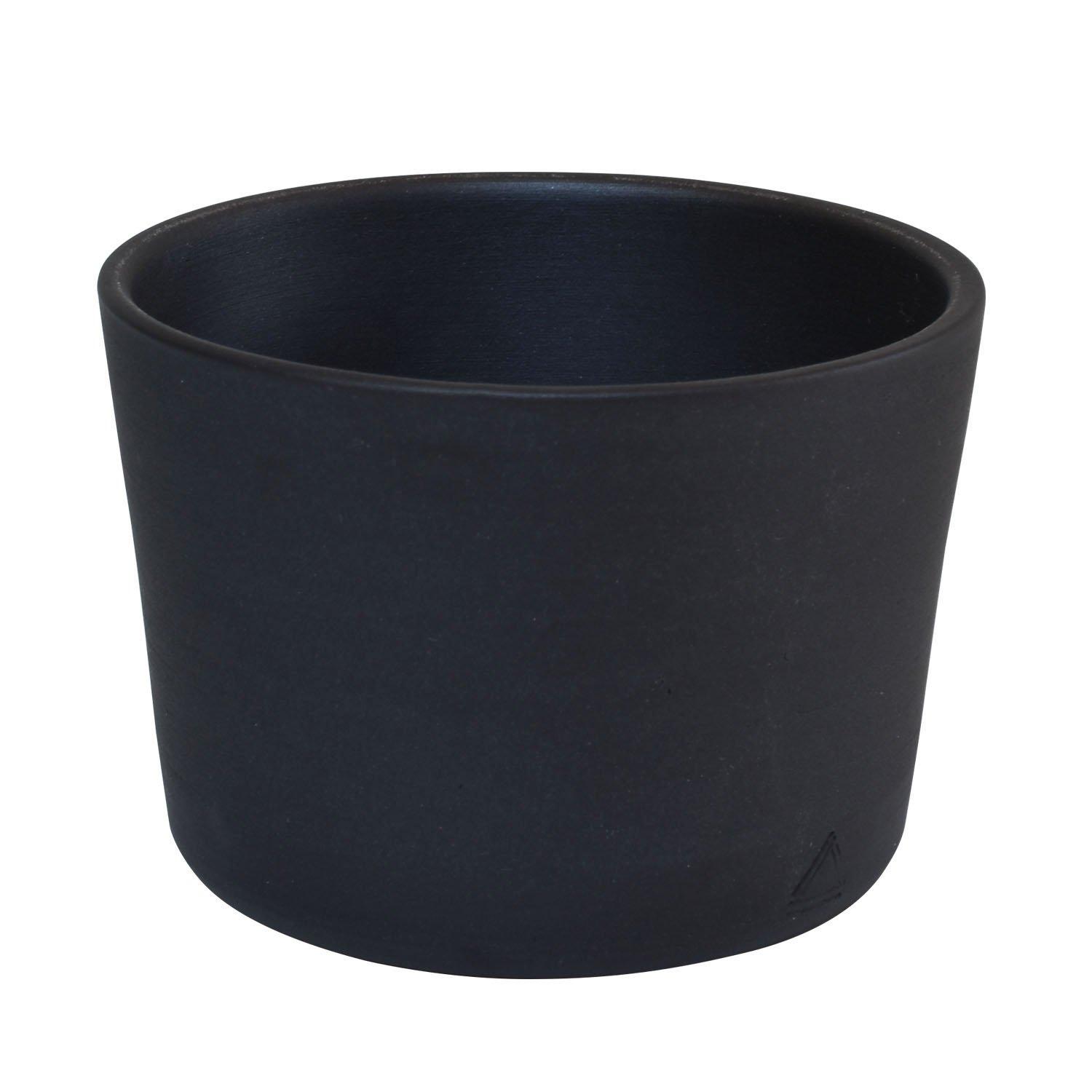 

Haneruya Yakishime Banko Made in For Guests Teacup, Stoneware, Ware, Japan, (Small)/Black чёрный