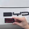For BYD Seagull Black Car Front Emblem Modification Black Warrior Car Badge Covering Styles Logo