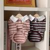 Dog Clothes Summer Thin Striped Teddy Bichon Small Dog Cat Pomeranian Yorkshire Pet Breathable T-shirt