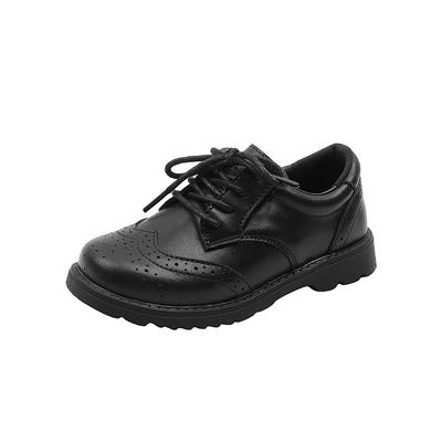 Automne Nouveaux Chaussures Preppy en Cuir pour Enfants Cuir Style Britannique Chaussures pour Enfants pour Garçons et Filles Chaussures de Performance pour Étudiants