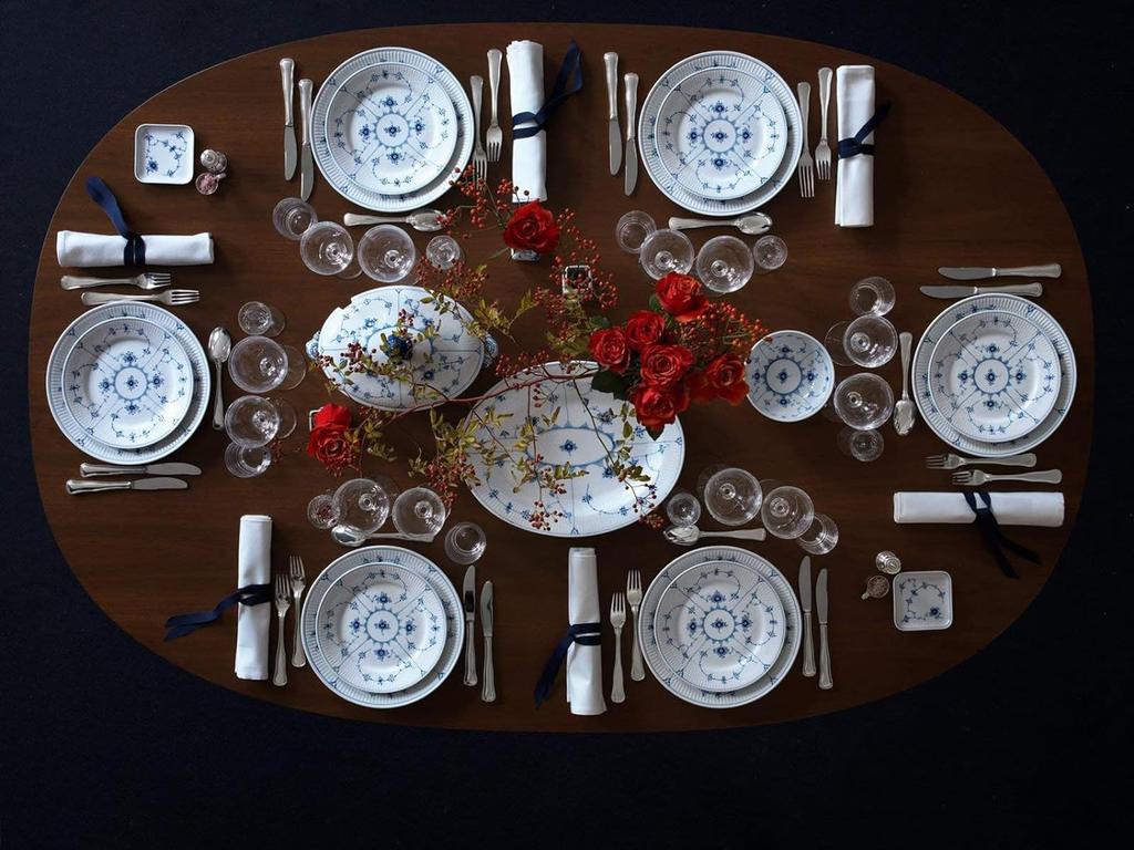 [Officially Imported] Royal Copenhagen Blue Fluted Plain Plate, 25cm, 1017201