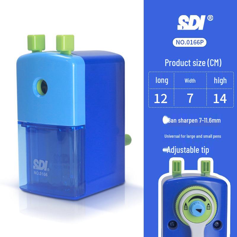 SDI Hand-Crank Pencil Sharpener 0152 - Student Back-to-School Gift