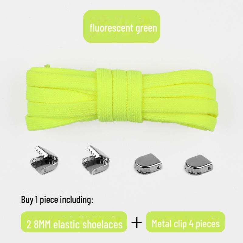 Czarno-białe elastyczne sznurowadła bez wiązania dla dorosłych i dzieci – idealne do butów sportowych