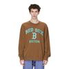 MLB Boston Red Sox Sweatshirt Unisex Dark Beige 3AMTV0134-43BGD