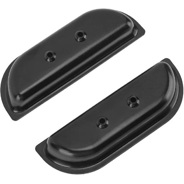 

KIMISS 1pair Door Panel Arm Rest Cups Metal Door Handle Cup Holder for F100 1973 to 1979 (Black)