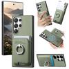 Luxury Leather Card Slot Holder Phone Case For Samsung Galaxy S26+ S25 S24 S23 S22 FE A56 A36 A16 A17 A07 Magnetic Wallet Cover