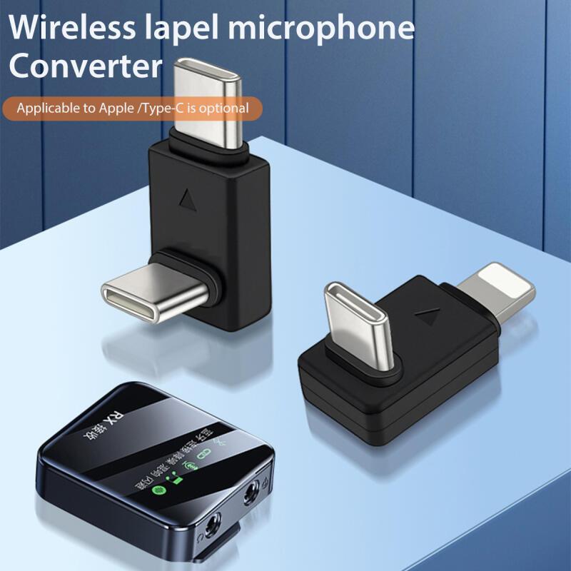 HdoorLink USB Type C To Lightning Microphone OTG Adapter For Iphone 15 16 14 13 12 11 Pro X XR XS Max iPad Microphone TYPE-C Audio Connector