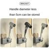 Free Hands Hairdryer Storage Rack Wall-mounted Air Duct Storage Rack Hair Dryer Organizer  Bathroom