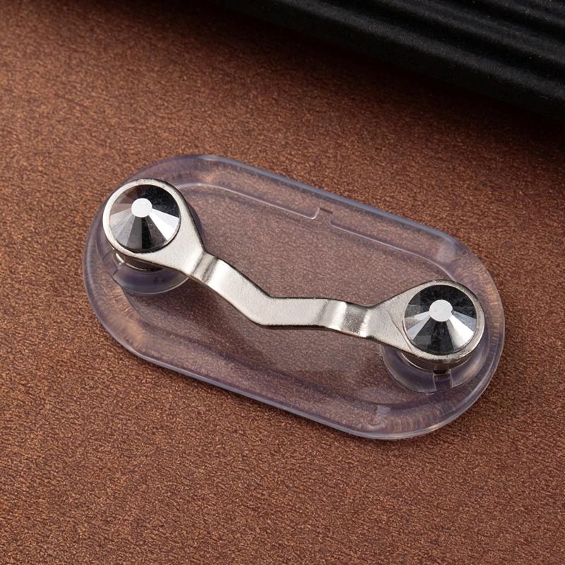 Magnetischer Brillenhalter für Sonnenbrillen Abzeichen Hängender Headset-Anstecker Langlebiger Haken Mehrzweck-Magnetclip Für Brillen Abzeichen