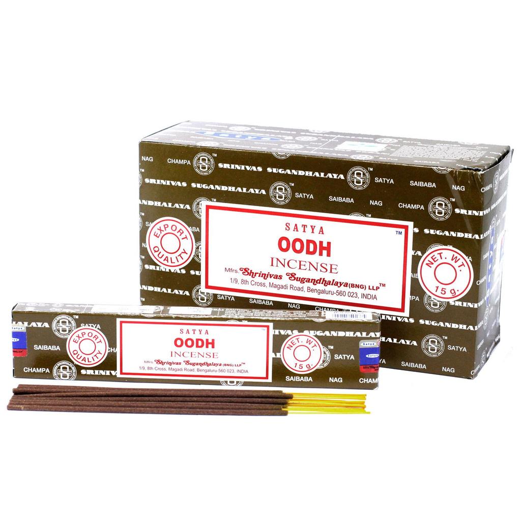 6x Oodh Incense Sticks 15g Satya