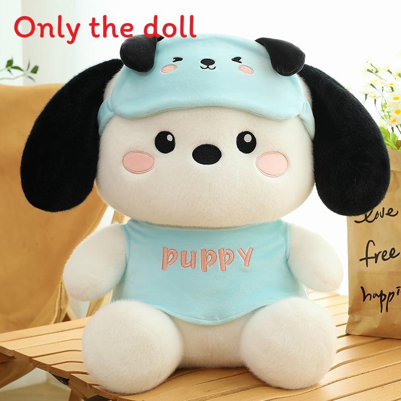 

Eye Pochacco Pajama Mask Design Cartoon Plush Doll Pillow For Room Decoration 30cm синий