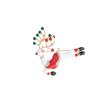 Boots Xmas Enamel Pin Versatile Christmas Oil Drop Brooch Cute Christmas  Brooch  Lady