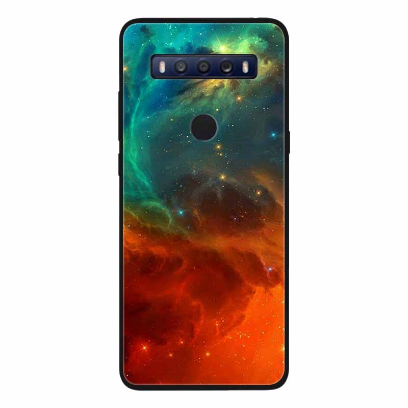 Para TCL 10 SE Funda Suave de Silicona Fresca y Moderna Para TCL 10SE T766U T766H Tapa Trasera TCL10SE TPU Protectora para Teléfono Fundas