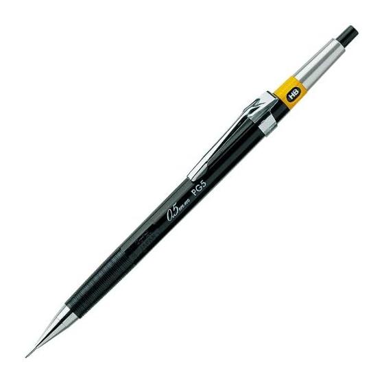 Pentel Graph Pencil 0.5mm PG5-AD Lightweight for Extended Writing with Ruler Guide