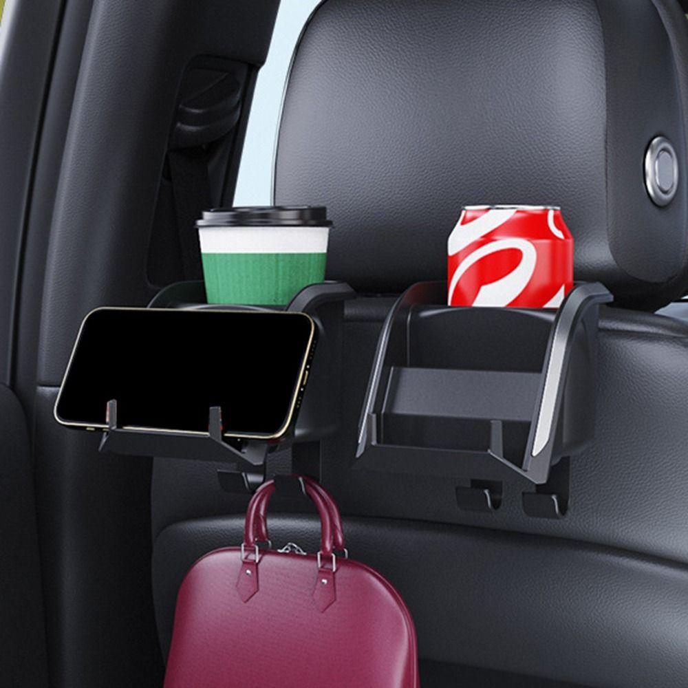 Stable Car Headrest Cup Holder Hanging Car Headrest Storage Bracket for Travel
