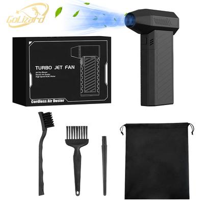 Violent Blower Mini Turbo Jet Fan Handheld 3 Gears Brushless Motor 131000 RPM Wind Speed 55m/s Duct Fans Air Duster Dryer Blower