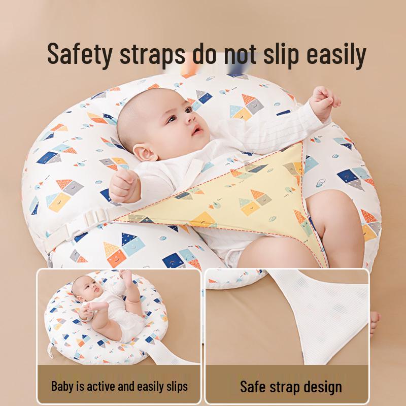 Newborn Anti-Reflux Incline Pillow: Spit-Up & Choking Prevention Nursing Pad