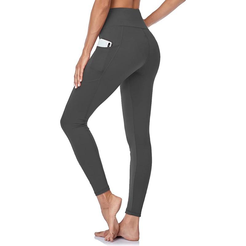 High-Waisted Yoga Leggings Women Soft Stretch Slimming Tummy Control 9/10 Length Comfortable Fit