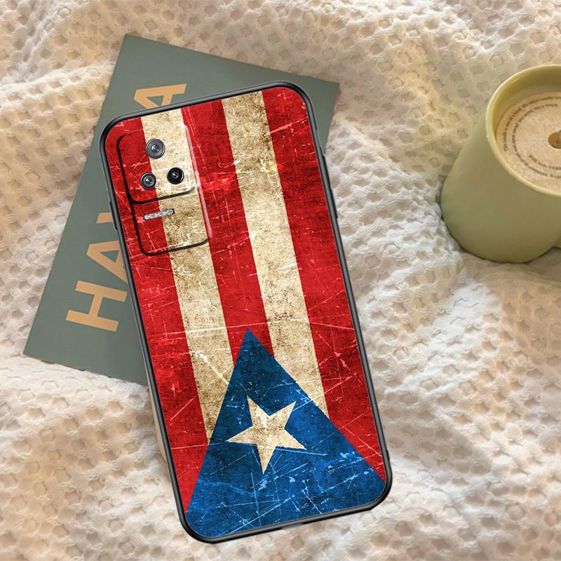 Puerto Rico Flagge Hülle Für Xiaomi 14T Pro 11T 12T 13T 13 14 15 Ultra POCO X7 Pro X3 X5 X6 M6 F5 F6 Pro Abdeckung